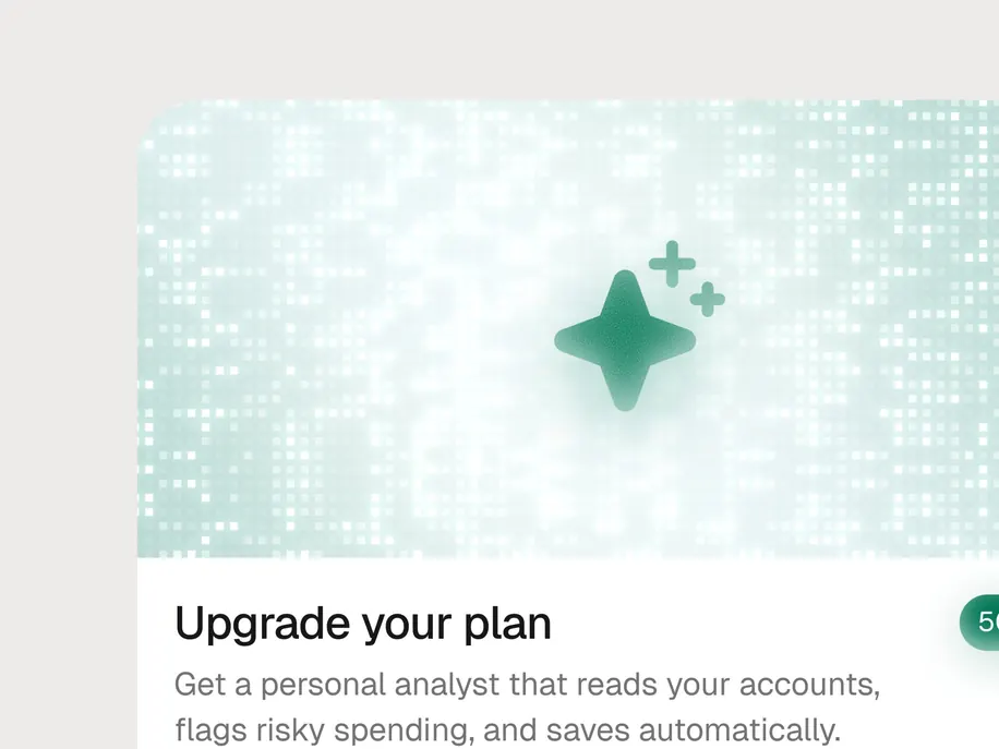 Upgrade your plan screen